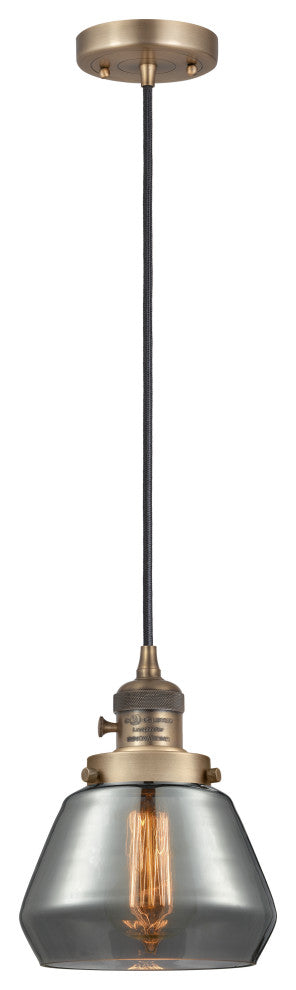 INNOVATIONS 201CSW-BB-G173-LED 1-Light Mini Pendant Brushed Brass