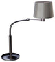 Jesco Tl616 Envisage Clubroom Table Lamp, Grey, Satin Nickel