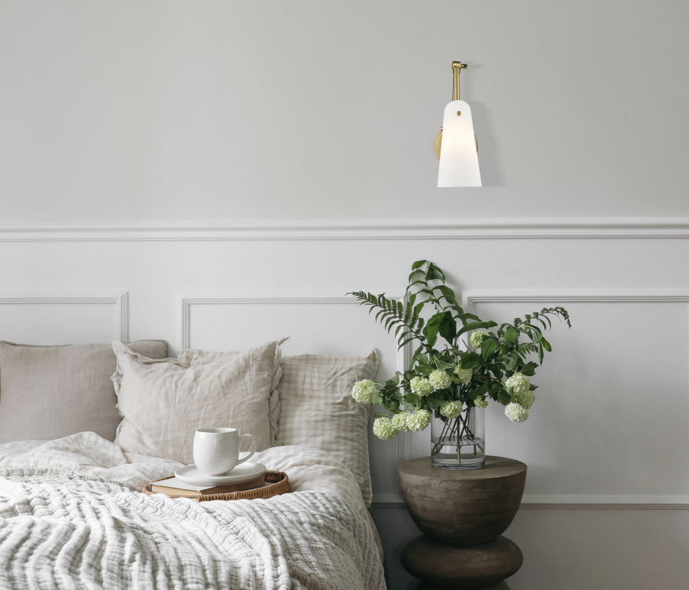 Z-Lite 350S Julia 6" Tall Wall Sconce - Matte Black