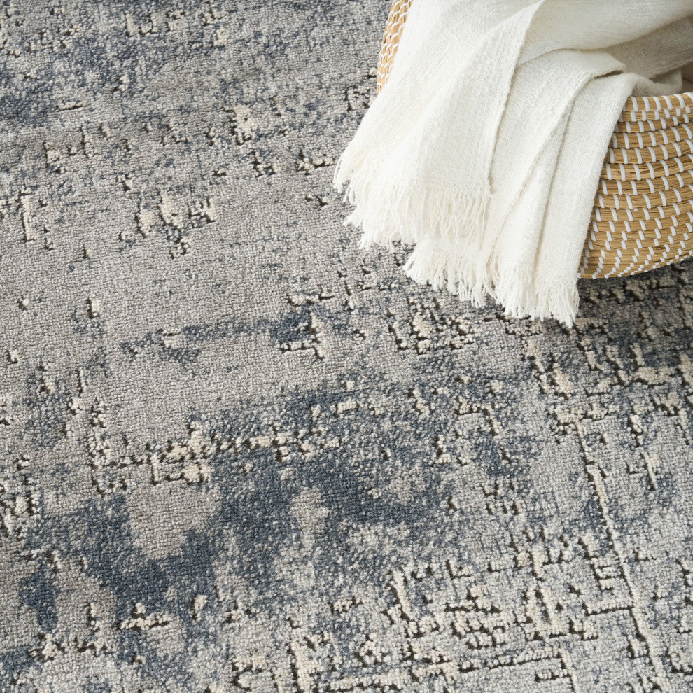 Nourison Quarry 6' x 9' Dark Grey Modern Indoor Rug