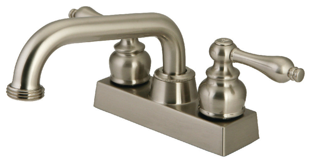 Kingston Brass 2-Handle Laundry Faucet, Brushed Nickel