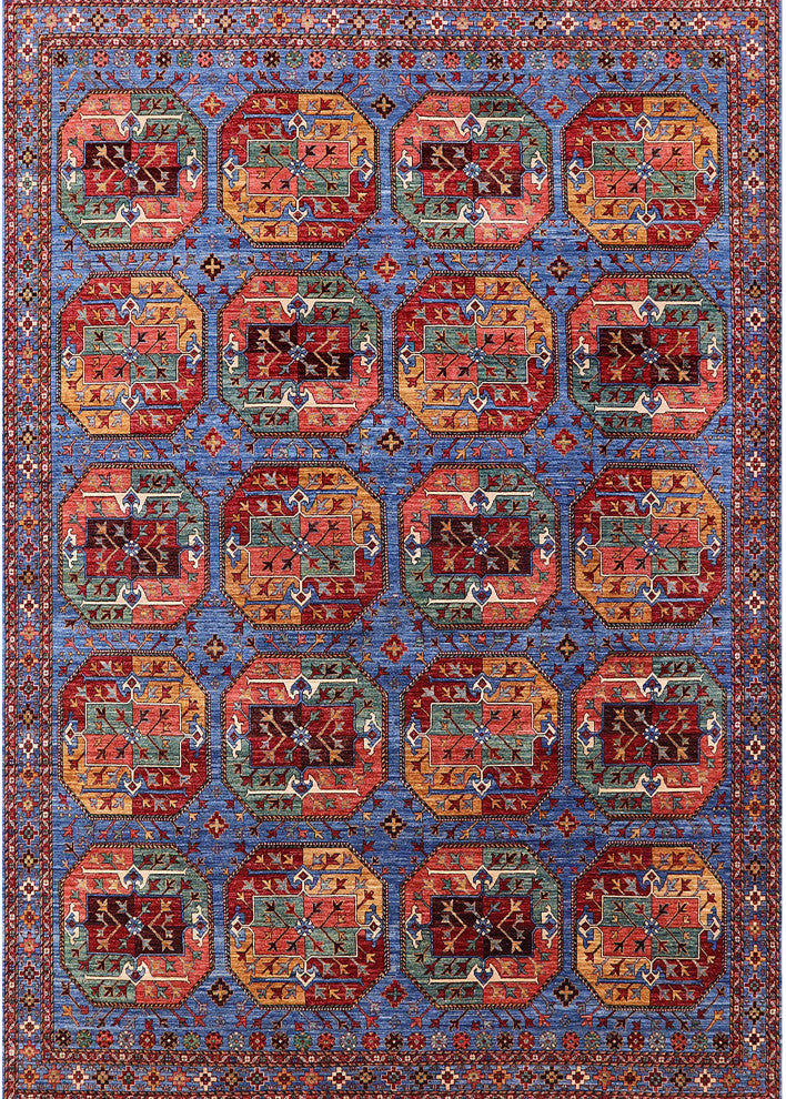 Ahgly Company Indoor Rectangle Mid-Century Modern Area Rugs, 5' x 8'