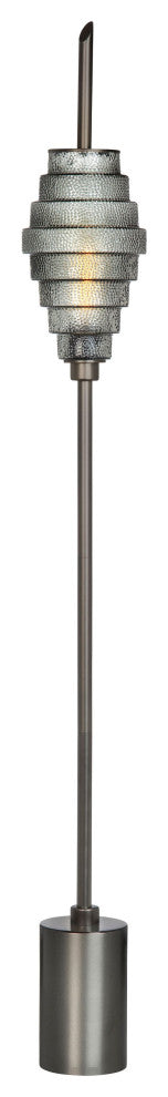 Pinnacle 70" Glass Floor Lamp With Glass Shade