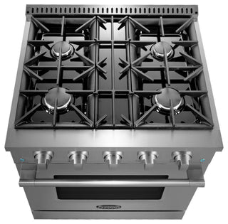 Cosmo 30" Freestanding Gas Range with 4 Italian Made Burners