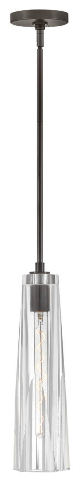 Fredrick Ramond Cosette Extra Small Pendant, Black Oxide With Clear