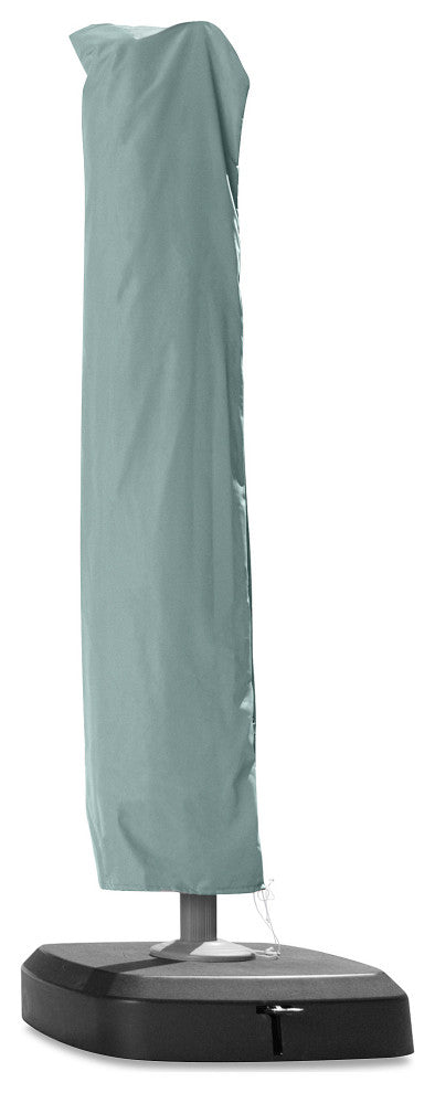 Portofino Comfort 10ft Sunbrella Outdoor Patio Resort Umbrella, Spa Blue