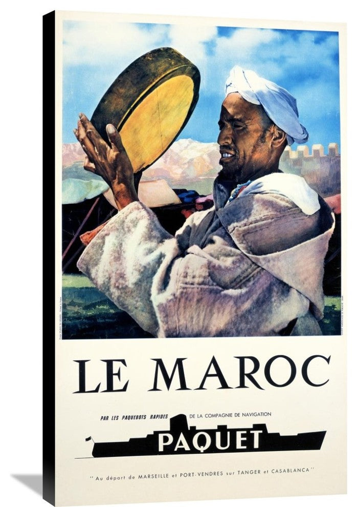 Le Maroc / Navigation Paquet, 22"X36"