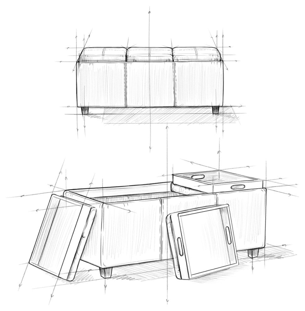 Avalon Storage Ottoman