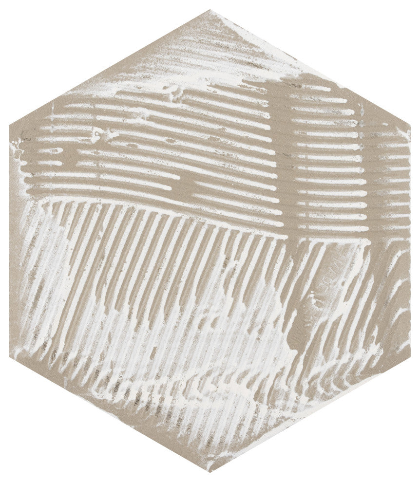 Gaudi React Hex Porcelain Floor and Wall Tile Sample