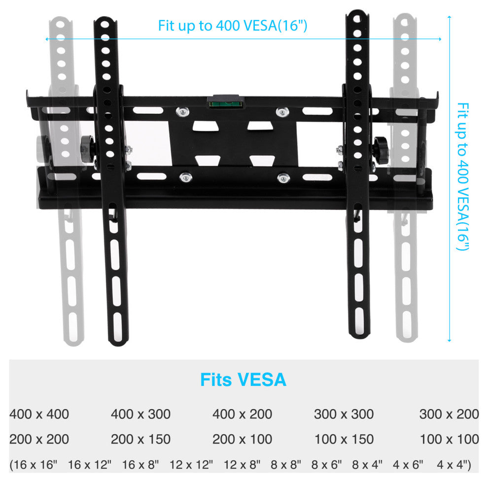 Full Motion Double-arm TV Wall Mount Bracket for 20 to 60" Screens