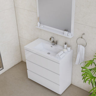 Paterno 36" Bathroom Vanity With Sink, White
