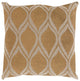 Surya Metallic Stamped MS-008 20" x 20" Pillow Cover