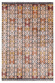 Surya Zambia ZAM-1002 4'x6' Rug, Cream/Brown/Mustard/Burnt Orange/Brick/Black