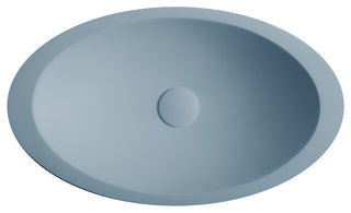 ADM Elipsed Countertop Sink, White, 24", Matte White