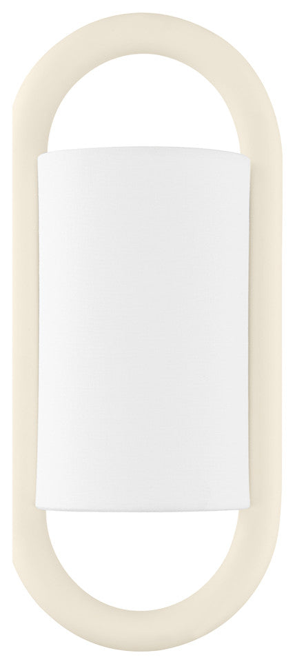 Wynter 1-Light Wall Sconce Textured Cream