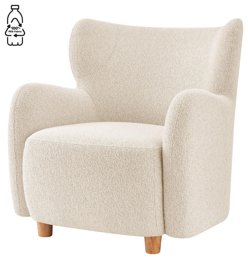 Tiffany Accent Arm Chair, Palladian Beige, Fabric