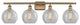 Innovations Lighting 516-4W-BB-G125-8 Athens 4 Light 36" Bath Vanity Light