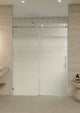Galaxy 60"x78" Frameless Glass Sliding Shower Doors, Polished Chrome, Right