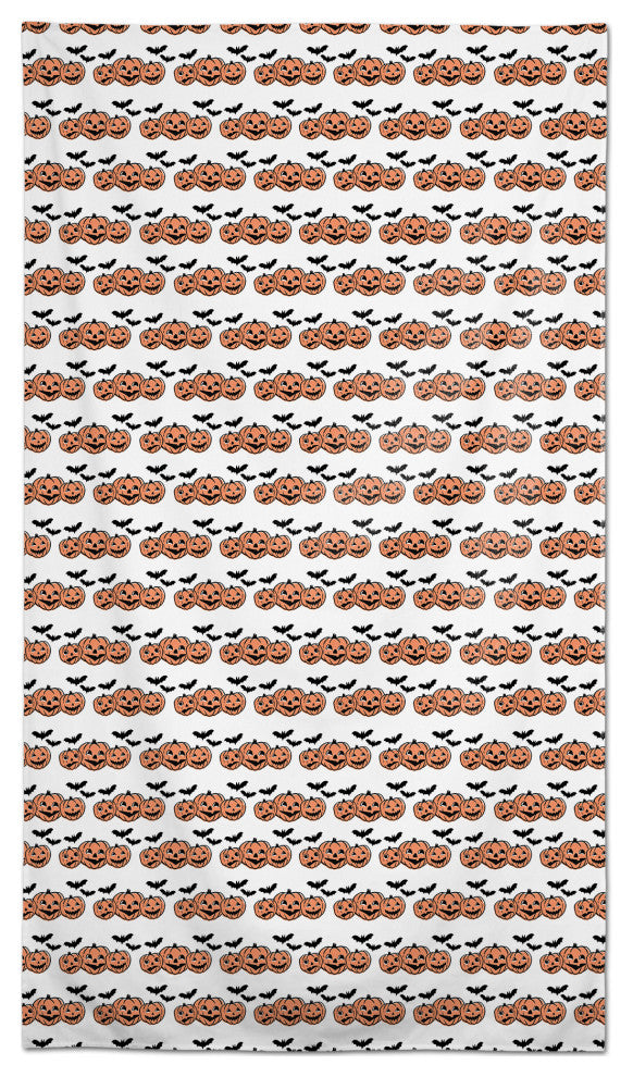 Jack-o-lanterns And Bats 58x102 Tablecloth