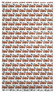 Jack-o-lanterns And Bats 58x102 Tablecloth