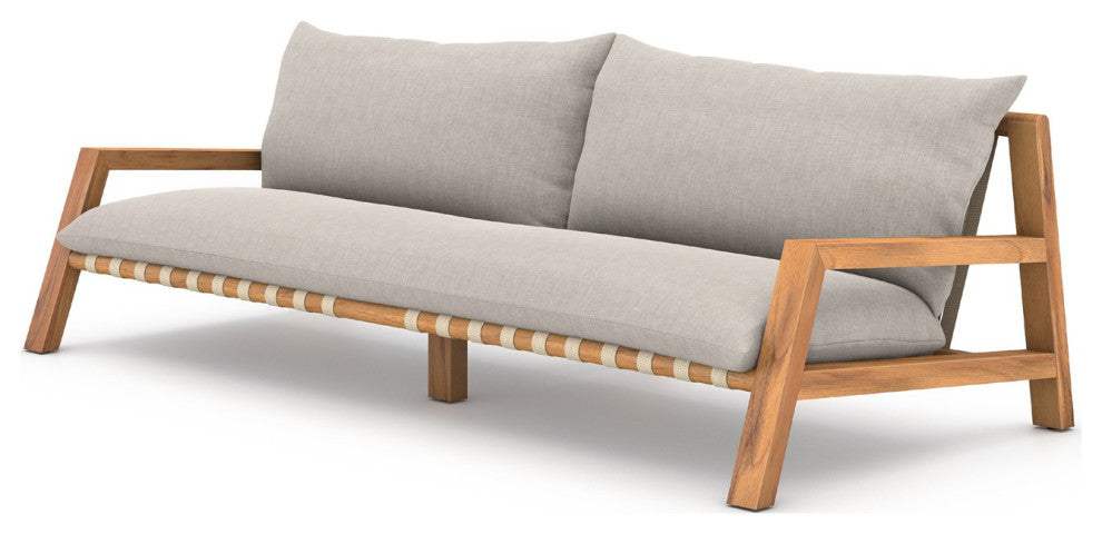 Soren Outdoor Sofa-95"-Stone Grey