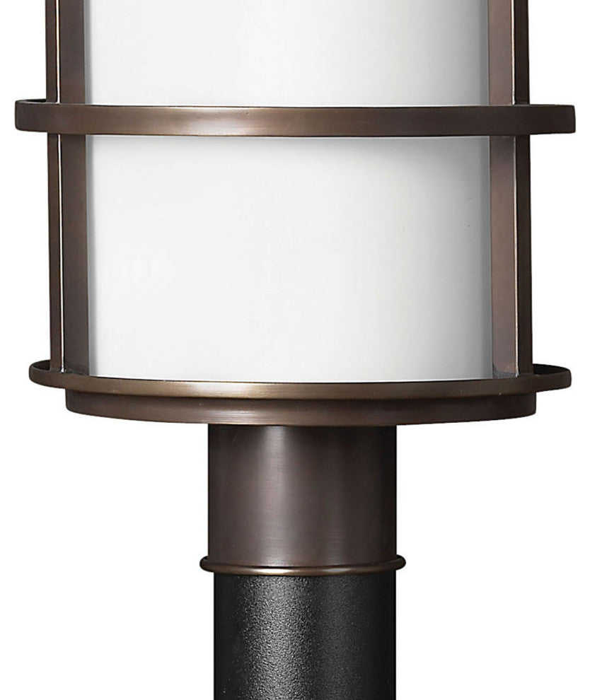 Hinkley Saturn Large Post Top Or Pier Mount Lantern, Metro Bronze