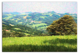 Mountain Field 30x20 Canvas