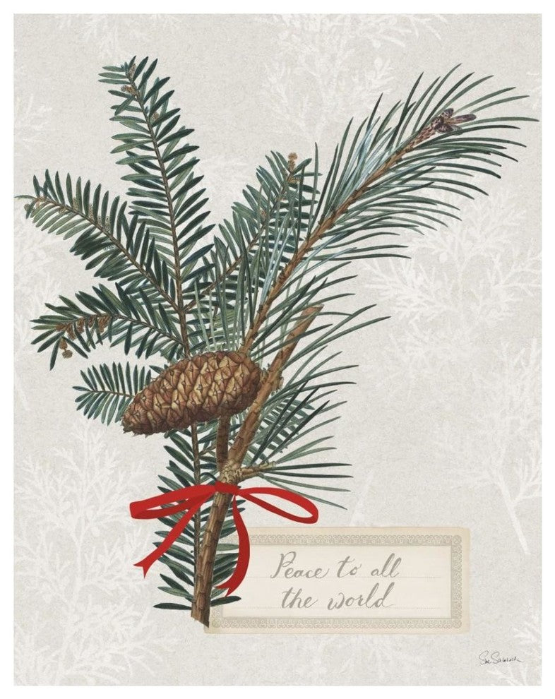 "Joyful Tidings IV" Digital Paper Print by Sue Schlabach, 30"x37"