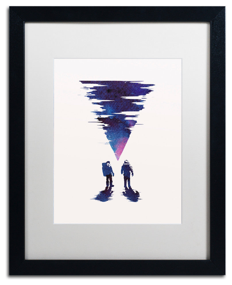 Robert Farkas ''The Thing'' Art, Black Frame, White Mat, 20x16