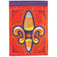 Halloween Fleur De Lis Flag Applique