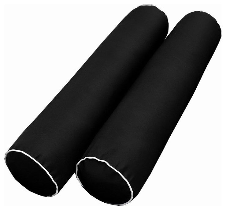 Style5 Twin Contrast Pipe Outdoor Mattress Bolster Slip Cover COMPLETE SET AD109