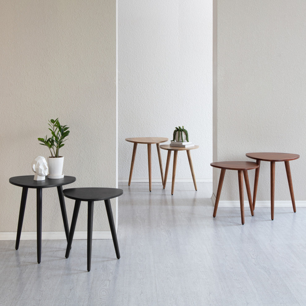 Tora End Table, Natural, 18"