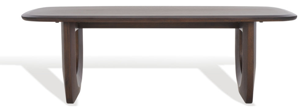 Safavieh Couture Cassiette Wood Coffee Table, Walnut