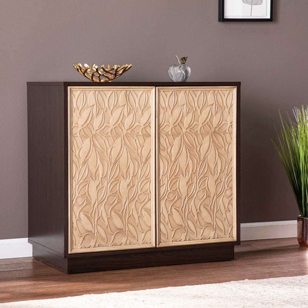 Lifestyle photo showing the cabinet in a real room; entire product visible.