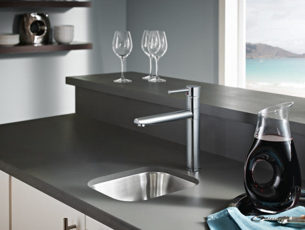 Delta Trinsic Single Handle Kitchen Faucet, Arctic Stainless, 1159LF-AR