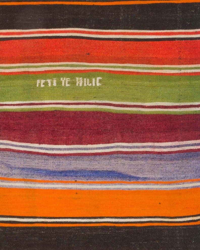 Vintage Anatolian Kilim Rug 6' 2" x 11' 6", 74 in. x 138 in.
