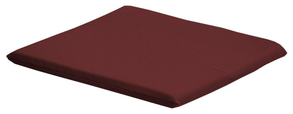 Poly Bistro Chair Seat Cushion, Burgundy