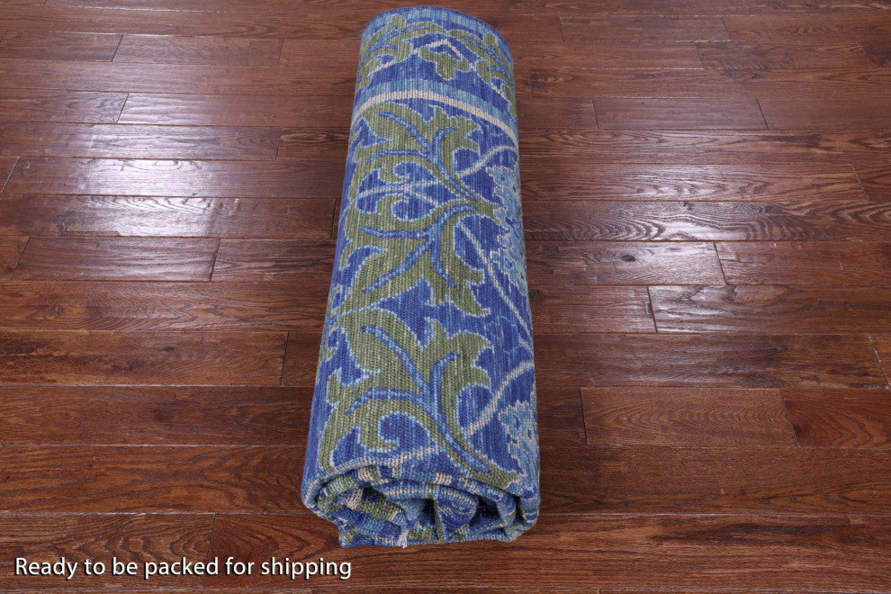 William Morris Hand-Knotted Wool Rug 8' 1" X 10' 3" - Q13645