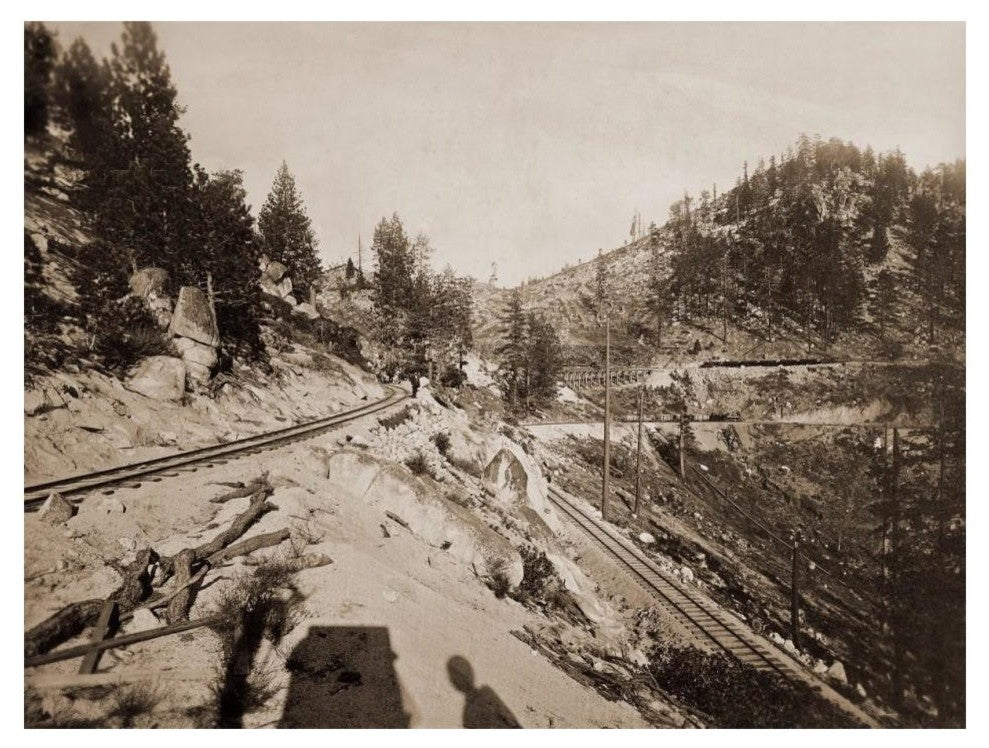 "View on Lake Tahoe, California, 1877" Paper Print by Carleton Watkins, 18"x14"