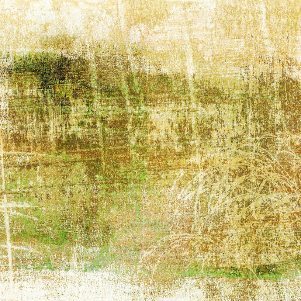 "Analog IX" Painting Print on Canvas by Aryai