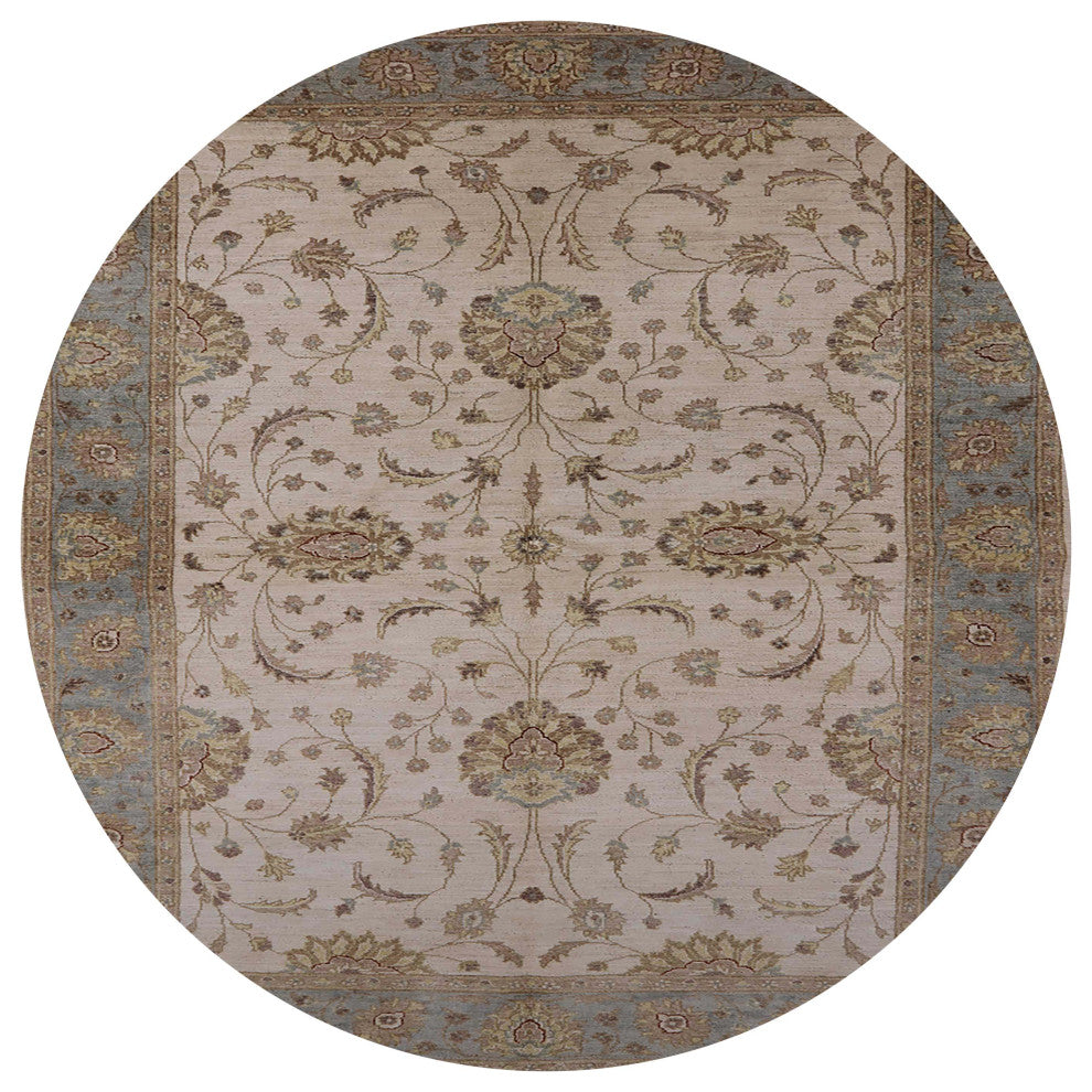 Ahgly Company Indoor Round Mid-Century Modern Area Rugs, 8' Round