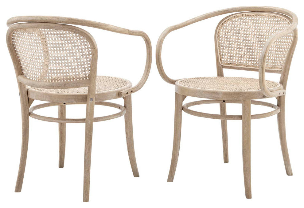 Side Dining Chair, Set of 2, Gray, Wood, Modern, Cafe Bistro Hospitality