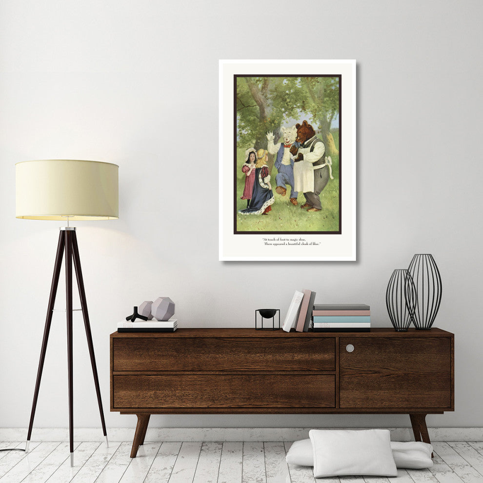 "Teddy Roosevelt's Bears: The Cloak" Digital Paper Print by R.K. Culver, 34"x50"