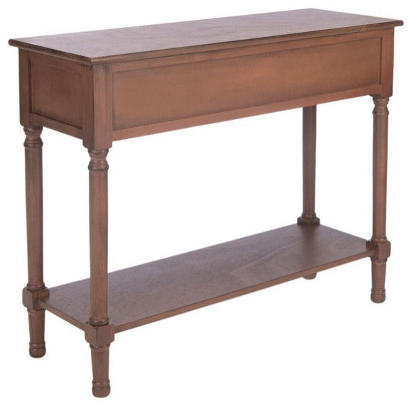 Safavieh Allura 2 Drawer Console Table, Brown