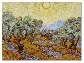 'Olive Trees, 1889' Canvas Art by Vincent van Gogh