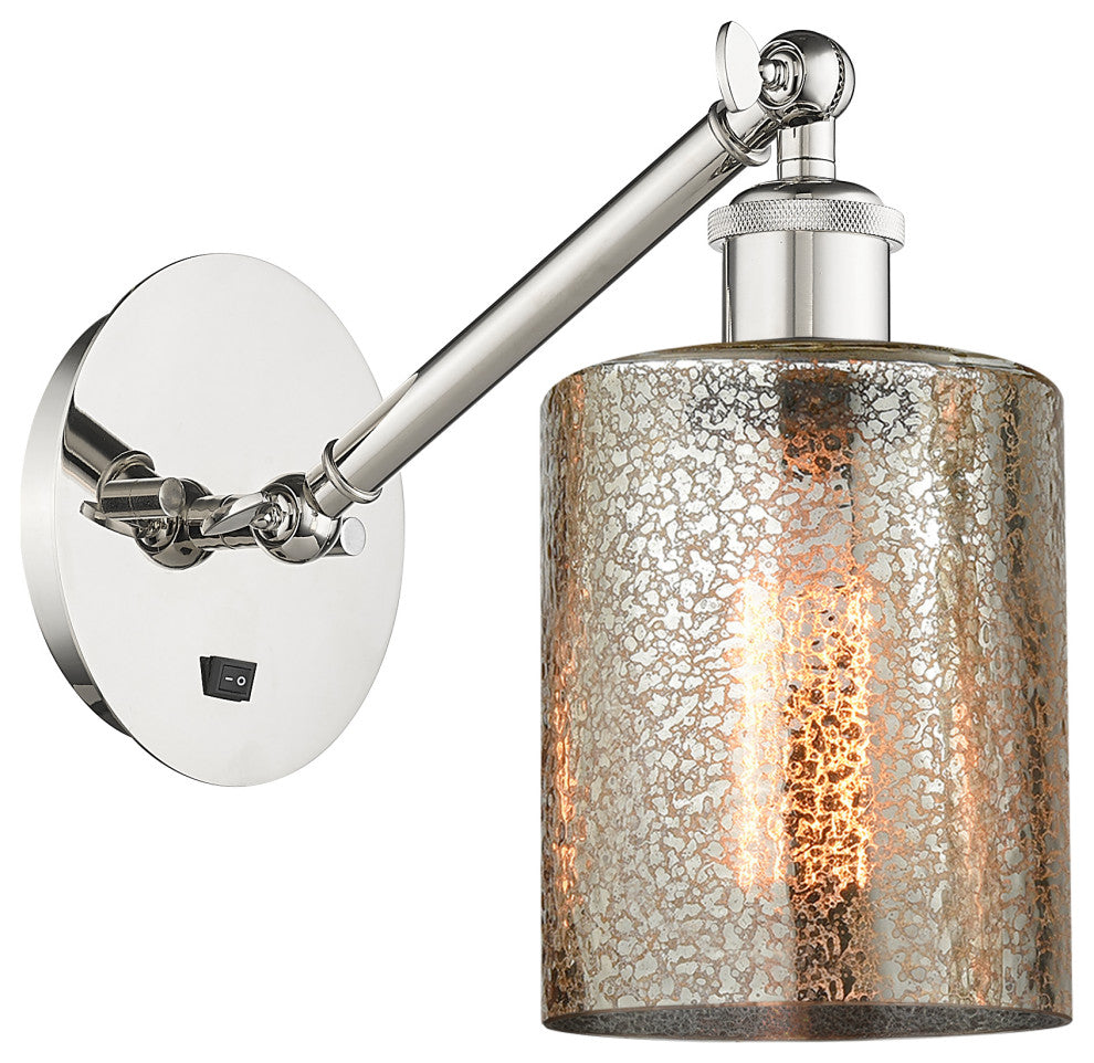 Innovations 317-1W-PN-G116-LED 1-Light Sconce, Polished Nickel