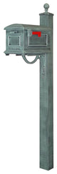 Traditional Curbside Mailbox with Springfield Mailbox Post
