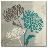 'Chrysanthemums II' Canvas Art by Wellington Studio