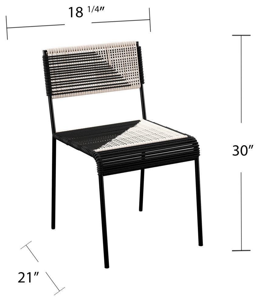 Batley Woven Outdoor Chairs 2-Piece Set