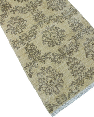 Yousafi Fine Chobi Francesca Ivory and Gray Runner, 2'10x9'7